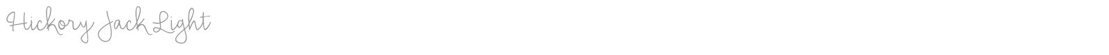 Hickory Jack font preview